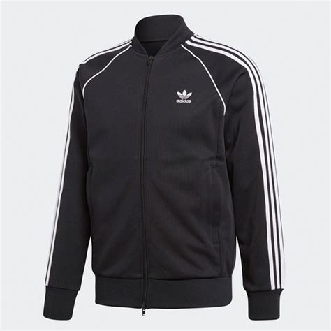 schwarze jacke adidas|adidas original jacket men's.